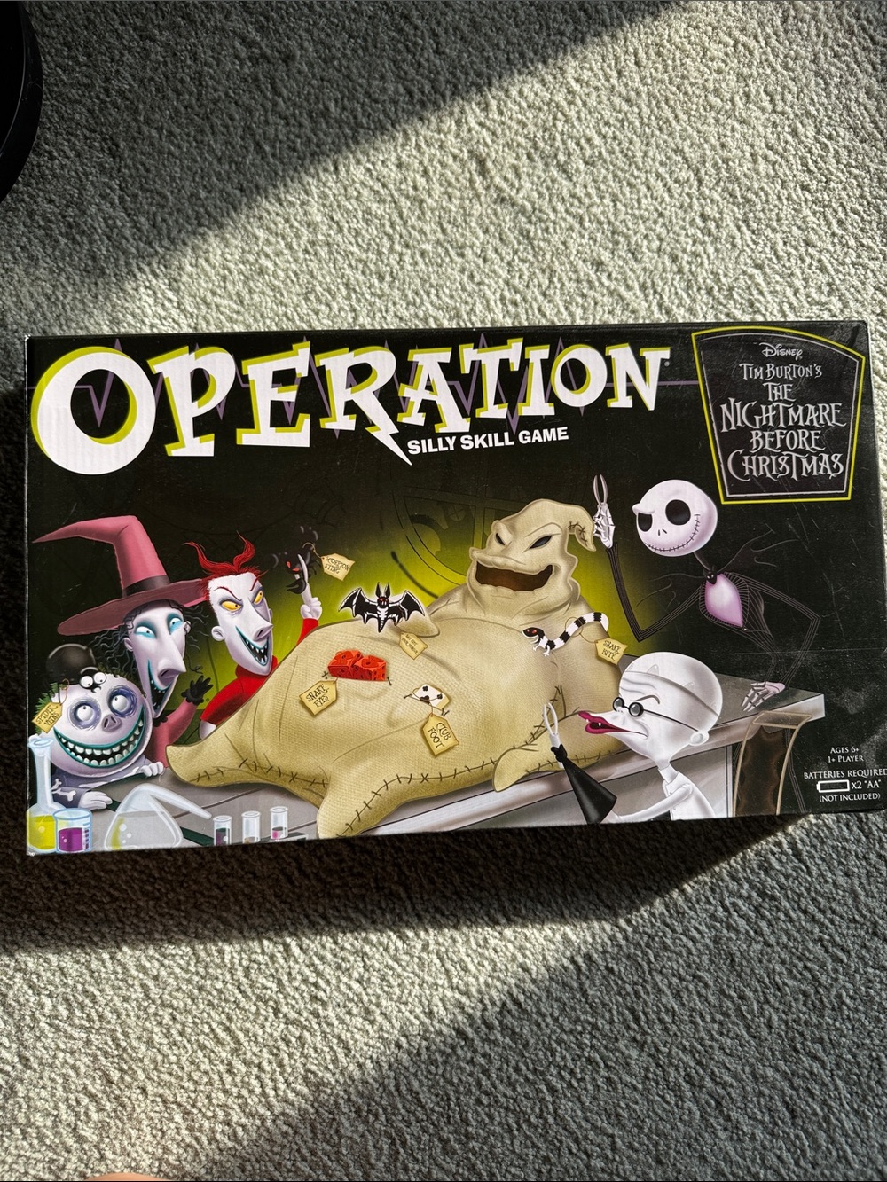 The Nightmare Before Christmas Operation Game - Black Edition